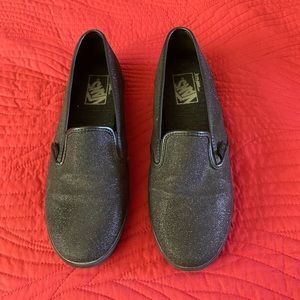 Black Sparkle Vans